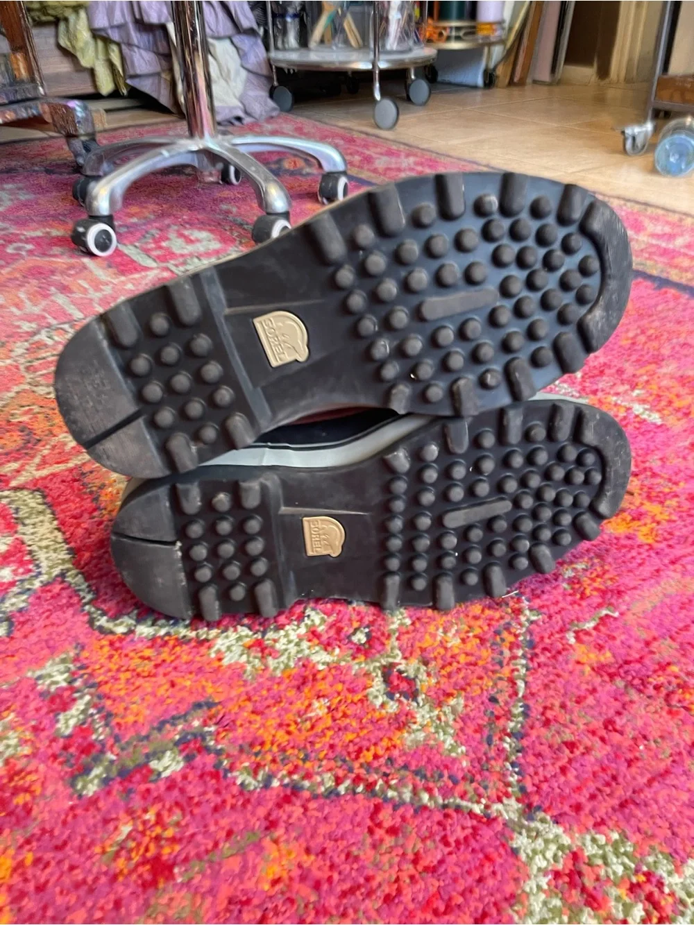 Sorel Men’s Caribou Waterproof Grill Dark Ginger sz 12